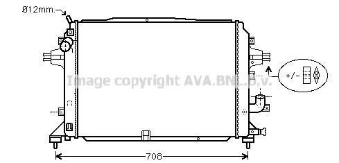 AVA QUALITY COOLING Radiators, Motora dzesēšanas sistēma OL2489